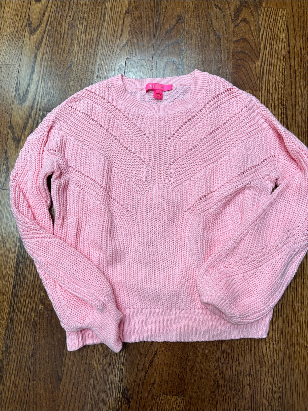 Lilly Pulitzer pink cotton sweater